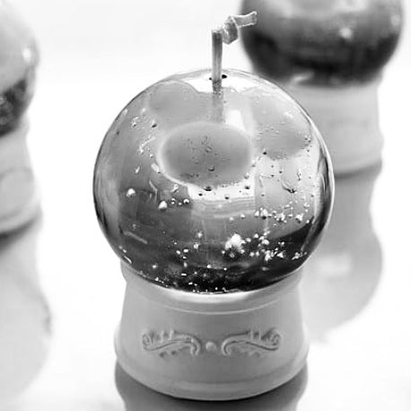 Yoyo210 代購 - 6cm Crystal Ball Mold + Base 水晶球連花紋底座模具 (老師手工模)
