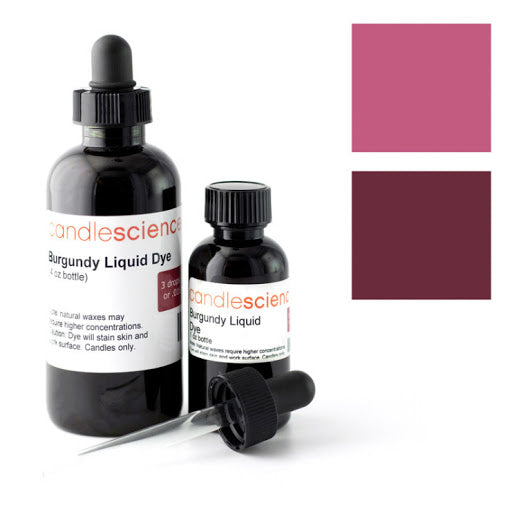 CS - Burgundy Liquid Dye 酒紅色液體染料 10ml