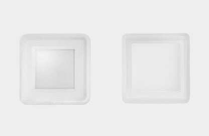 CW - Mini Square Shell Holder Silicone Mold (1-Cavity) 迷你方形外殼支架矽膠模具（1孔）